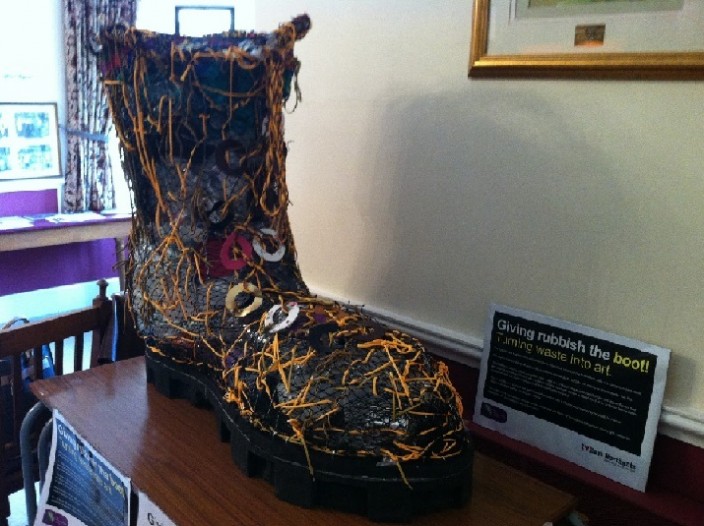 Rushden and Higham School Cluster Council Recycled Boot Project